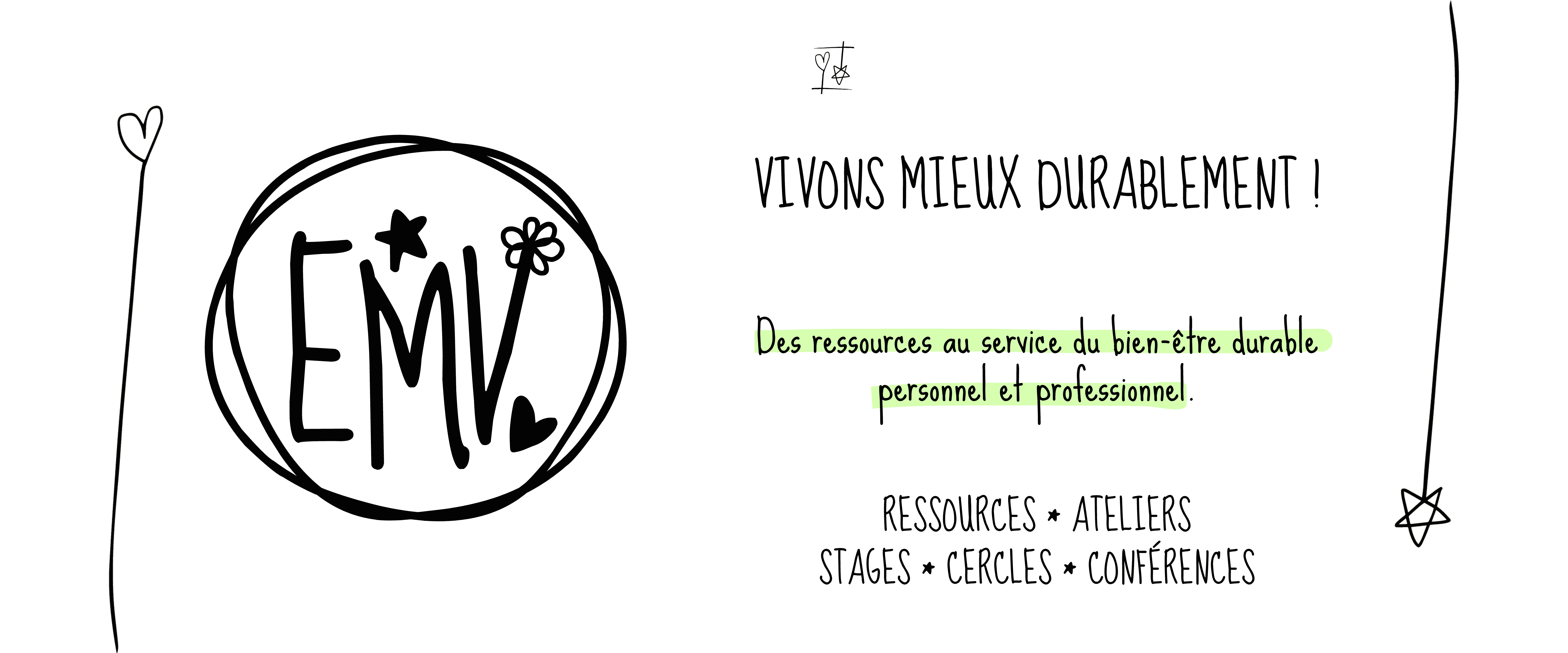 L'école du Mieux-vivre - Vivons mieux durablement ! Des ressources au service du bien-être durable personnel et professionnel. Ressources, ateliers, stages, cercles, conférences